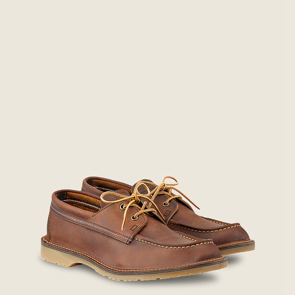 Red Wing Oxford Hombre Marrom - Weekender Camp Moc -R Rough & Tough Cuero - 920-CFXAMN